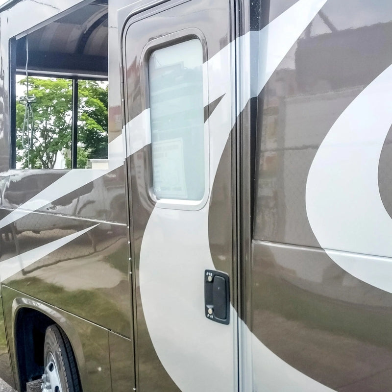 Aussie Traveller Motorhome Door