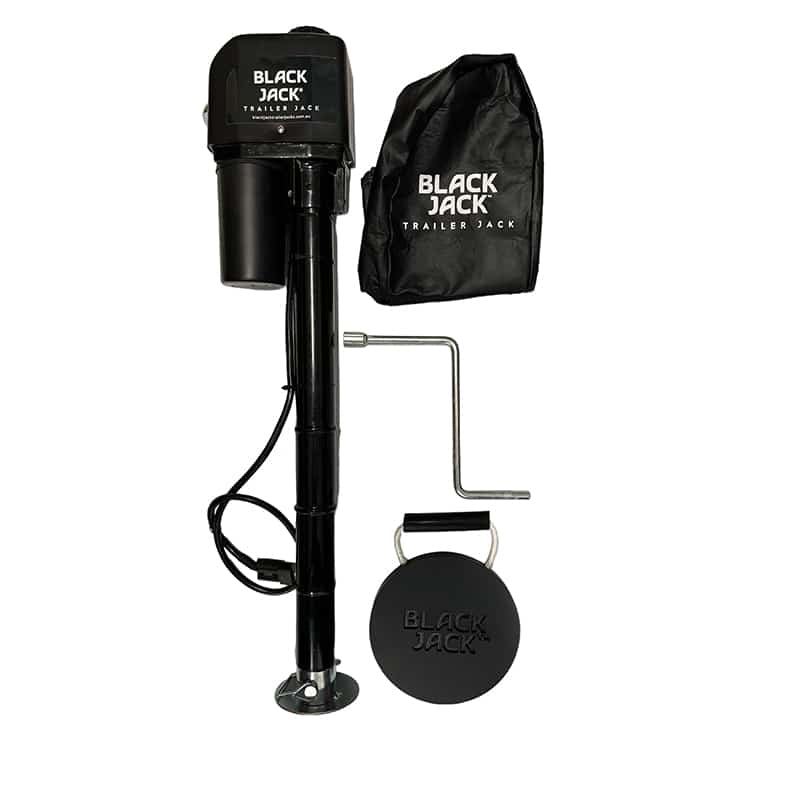 Black Jack Mini Electric Powered Trailer Jack Kit 1T