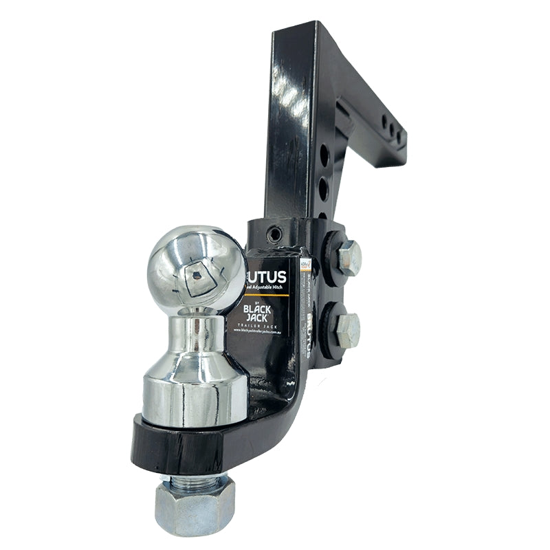 Brutus by Black Jack Adjustable Steel Hitch 210mm Drop with 70mm Ball