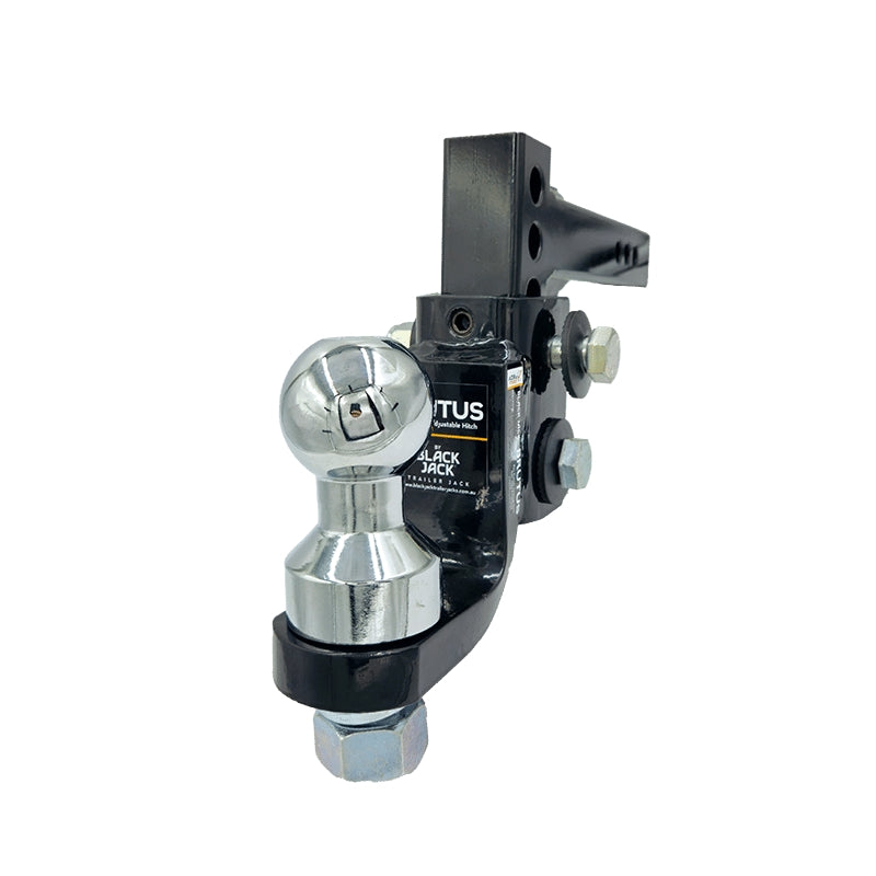 Brutus by Black Jack Adjustable Steel Hitch 325mm Drop with 50mm Ball