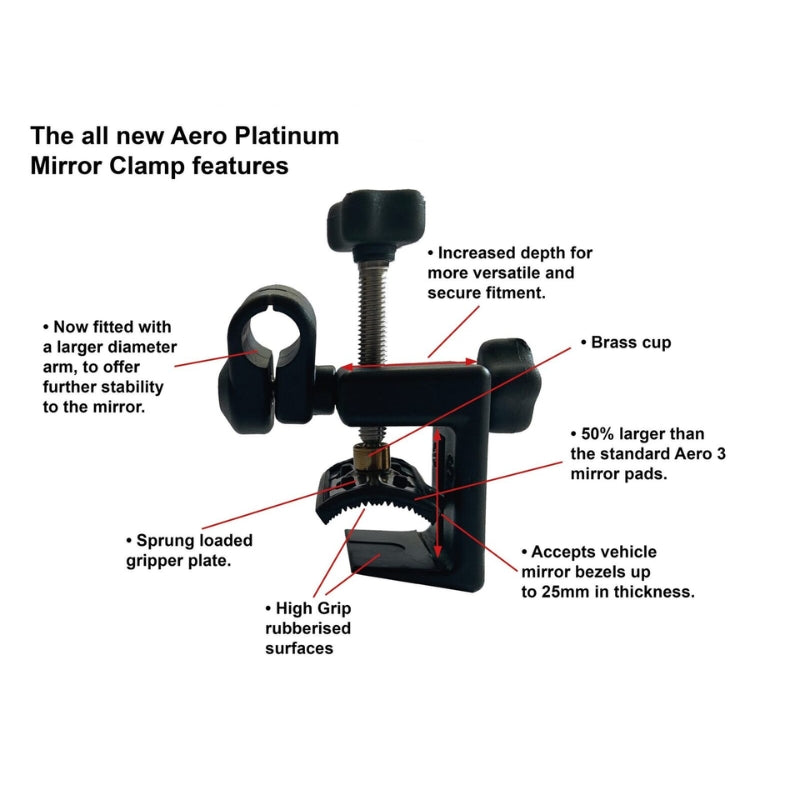 Milenco Aero Platinum Mirror MIL6606