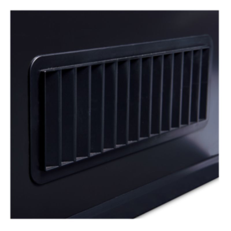 Milenco Columbia Caravan Door H1750 mm RH black/black