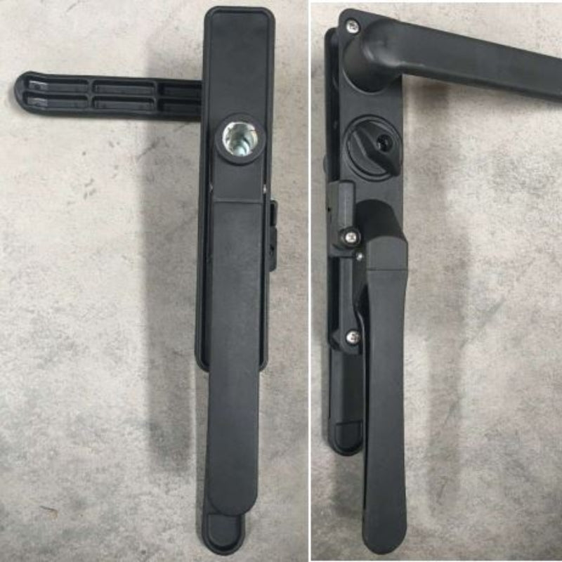 Milenco Columbia Caravan Door H1850 mm LH black/black