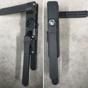 Milenco Columbia Caravan Door H1850 mm RH black/black