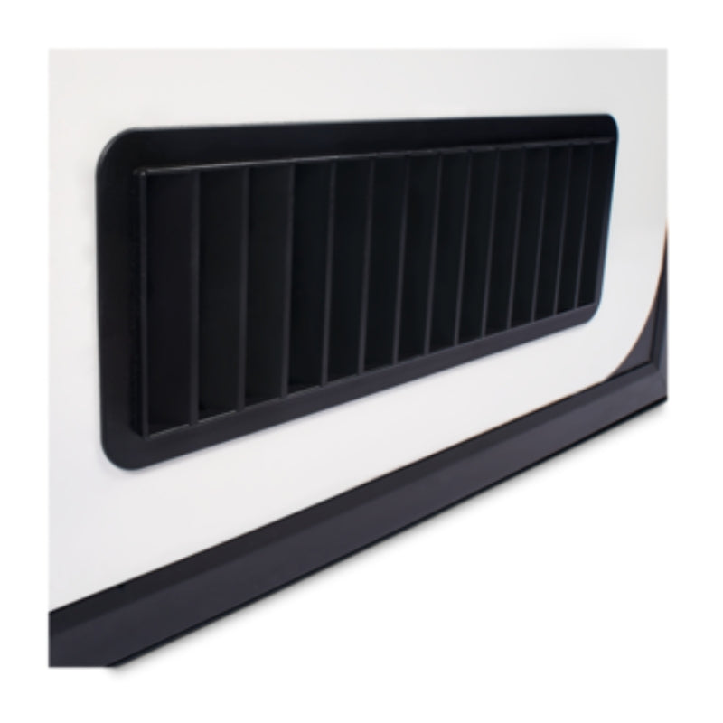 Milenco Large Columbia White/Black Frame RH (1850 x 622mm)