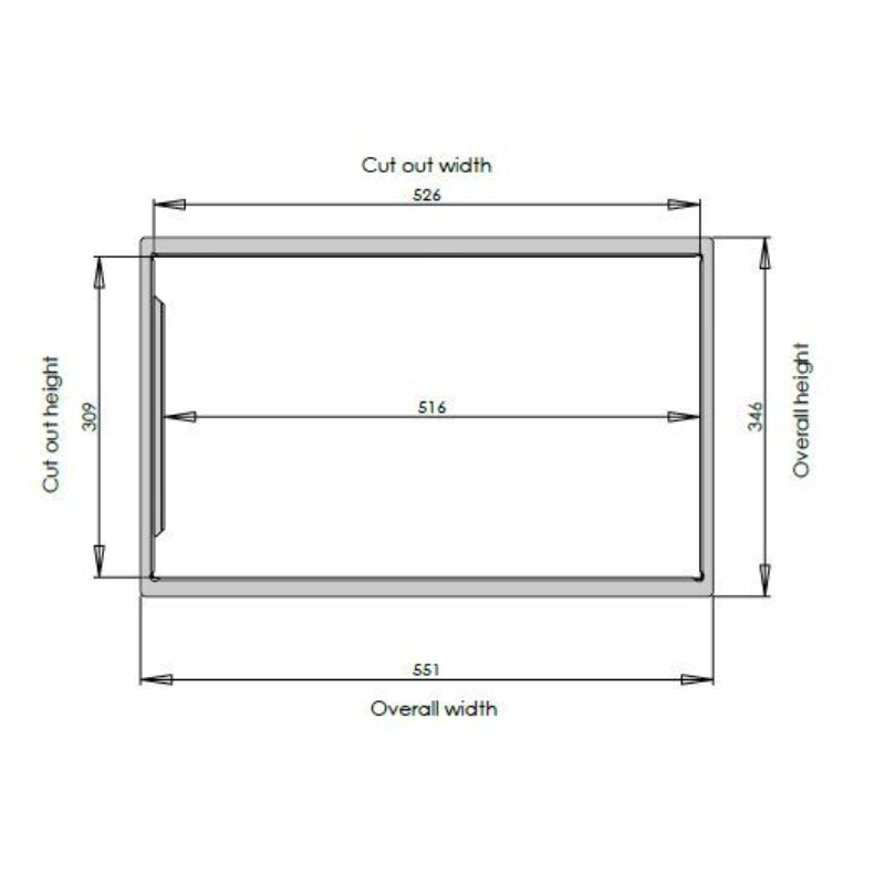 NCE Microwave Bracket (Suits NCE25LBLK Black Microwave)