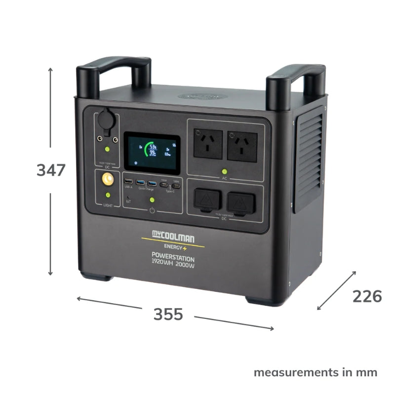 myCOOLMAN Energy Power Station 2000W 150Ah