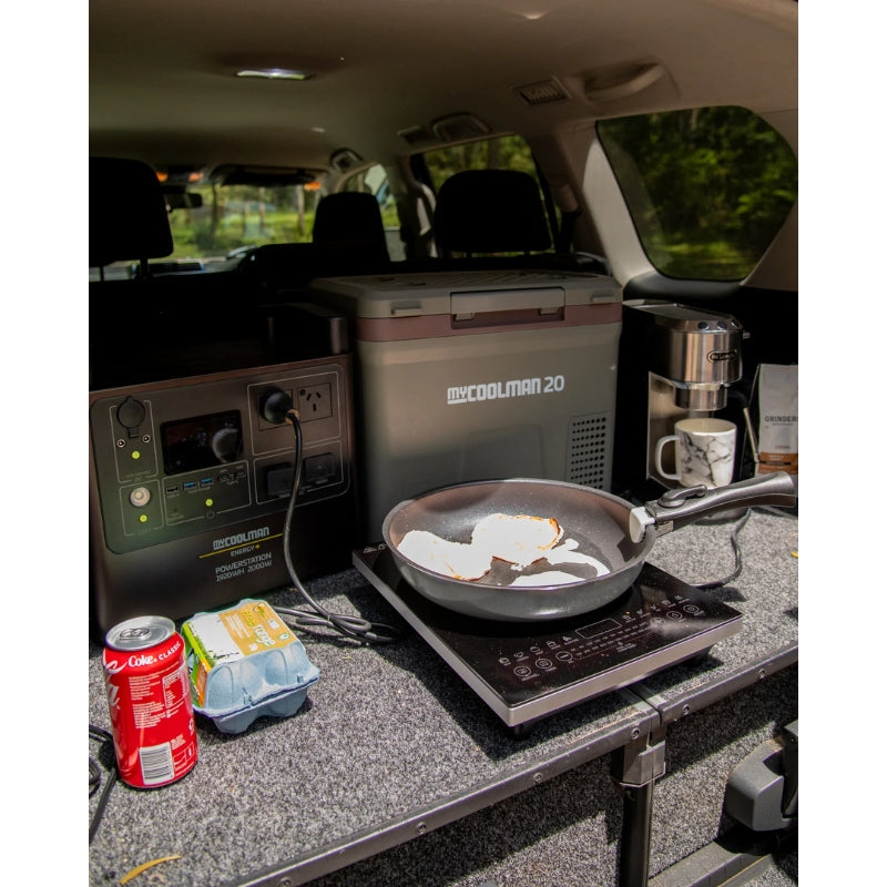 myCOOLMAN Solar Blanket 100WmyCOOLMAN Energy Power Station 2000W 150Ah
