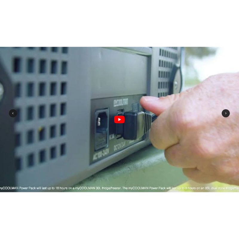 myCOOLMAN 'The Adventurer' Dual Zone Portable Fridge/Freezer 85L